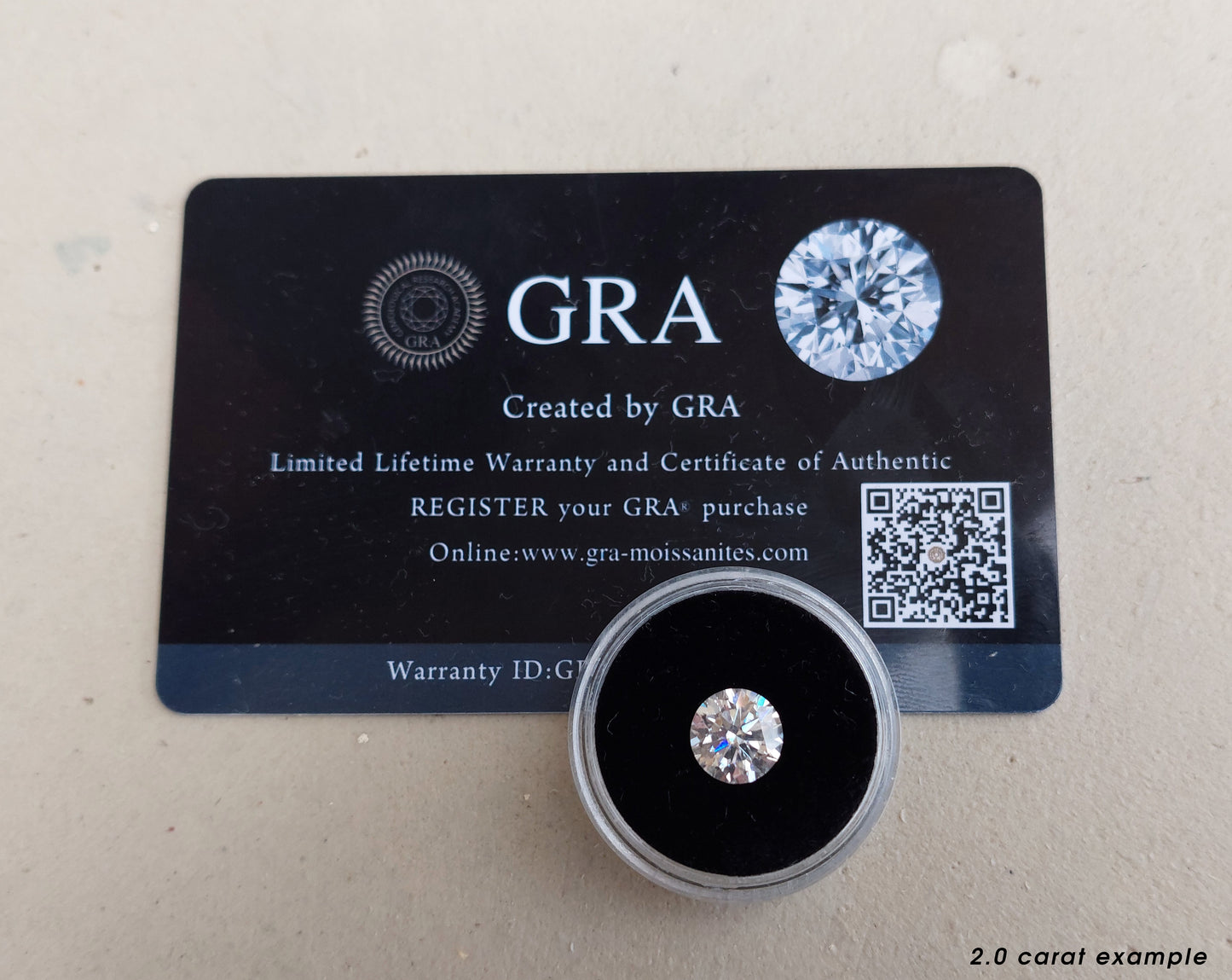 Fairstones Elite Moissanite™ - 3.0 ct - Round cut